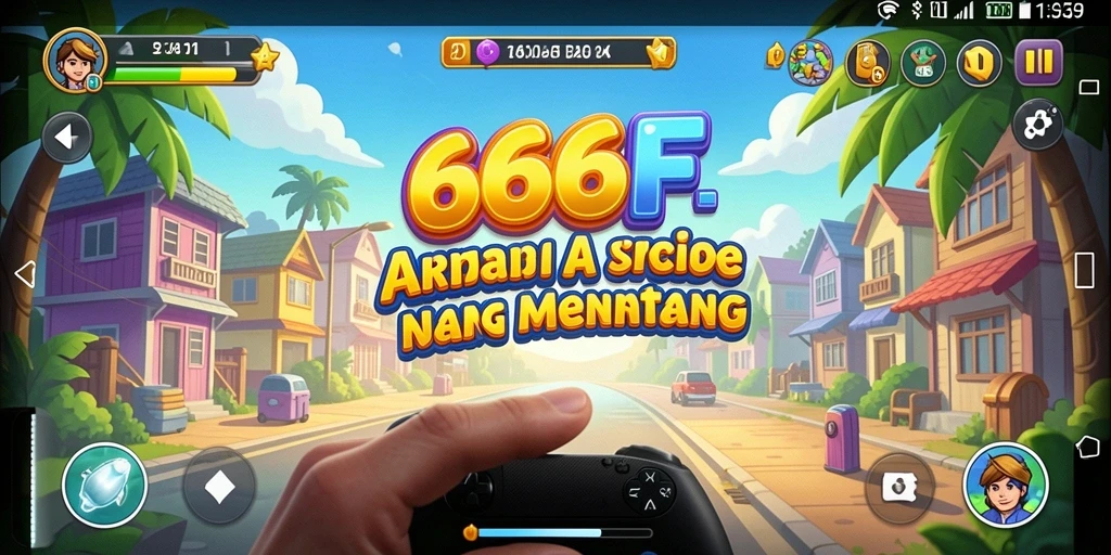 Tampilan gameplay seru dan menantang dari 666F.