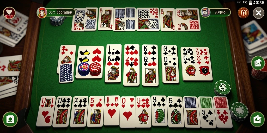 Tampilan gameplay seru dari API36 dengan berbagai mode Domino.
