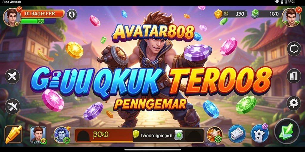 Screenshot utama gameplay QiuQiu yang menegangkan dan menyenangkan