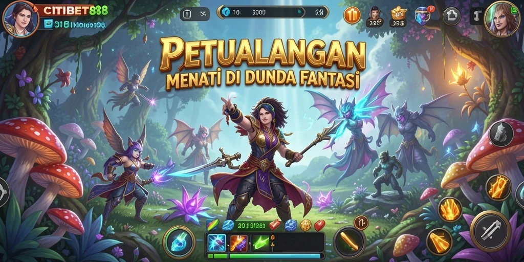 Tampilan menakjubkan dari gameplay petualangan CITIBET88.