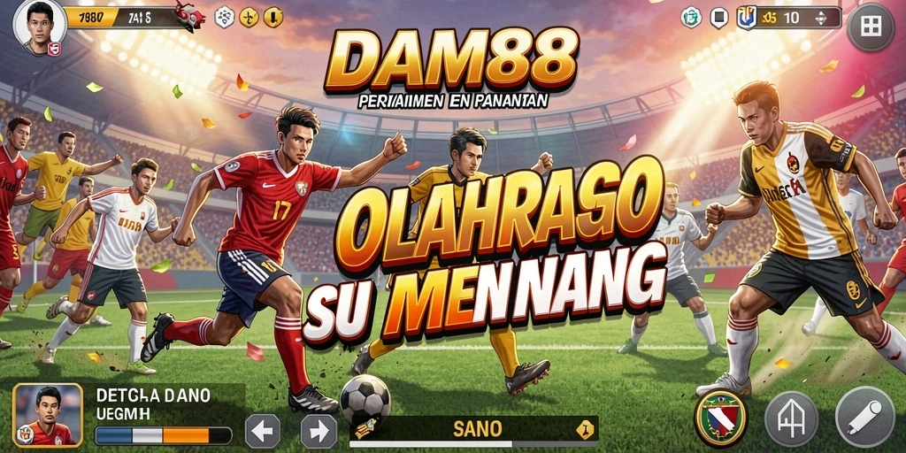 Tampilan gameplay seru dalam DAM88 dengan aksi olahraga yang mendebarkan.