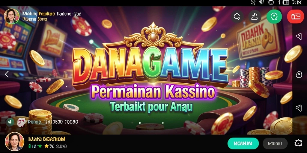 Screenshot gameplay Kasino dari DANAGAME yang menampilkan grafik menarik.