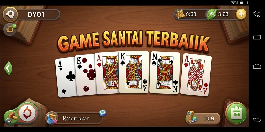 Screenshot menampilkan keseruan gameplay DYO1 dalam permainan Domino.