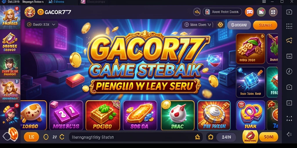 Menampilkan gameplay slot yang seru dan menarik di GACOR77.