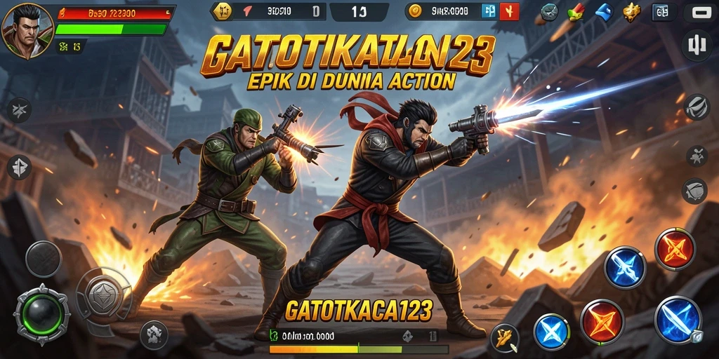 Gameplay GATOTKACA123 yang seru dan menantang.