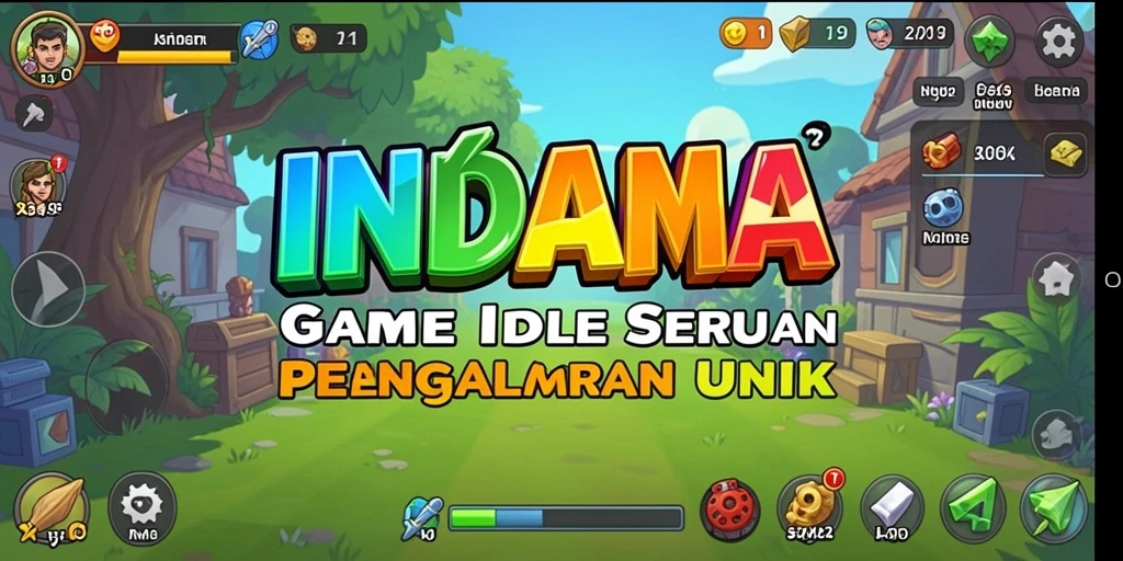 Gameplay Idle INDAAA yang menarik dan menyenangkan.