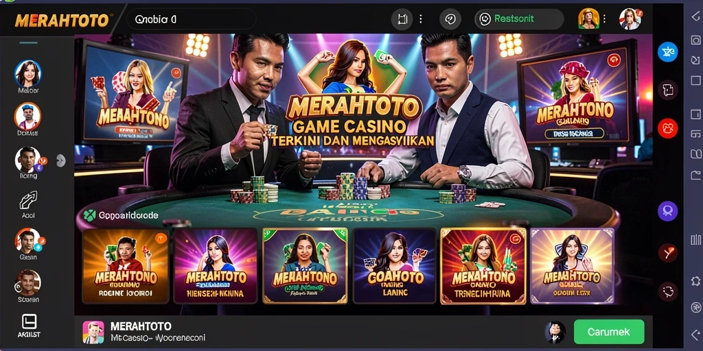 Tampilan gameplay seru di MERAHTOTO Live Casino.