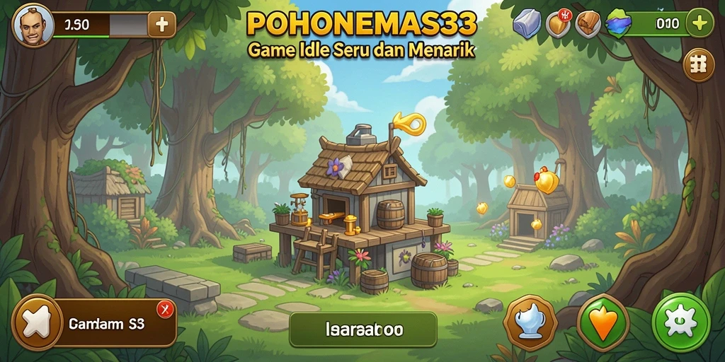 Tangkap keseruan gameplay Idle di POHONEMAS33 dengan berbagai pohon yang tumbuh.