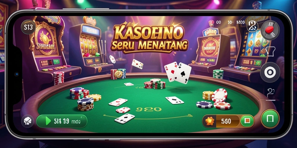 Tampilan gameplay seru dan mendebarkan di S13, game Kasino yang menarik.