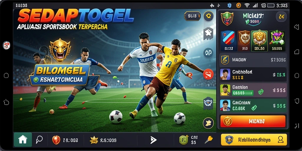 Tampilan utama gameplay SEDAPTOGEL dengan berbagai opsi taruhan.