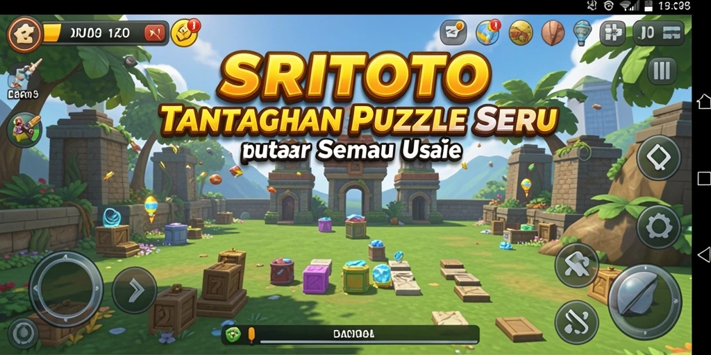 Tampilan gameplay SRITOTO dengan puzzle menarik dan tantangan yang seru.