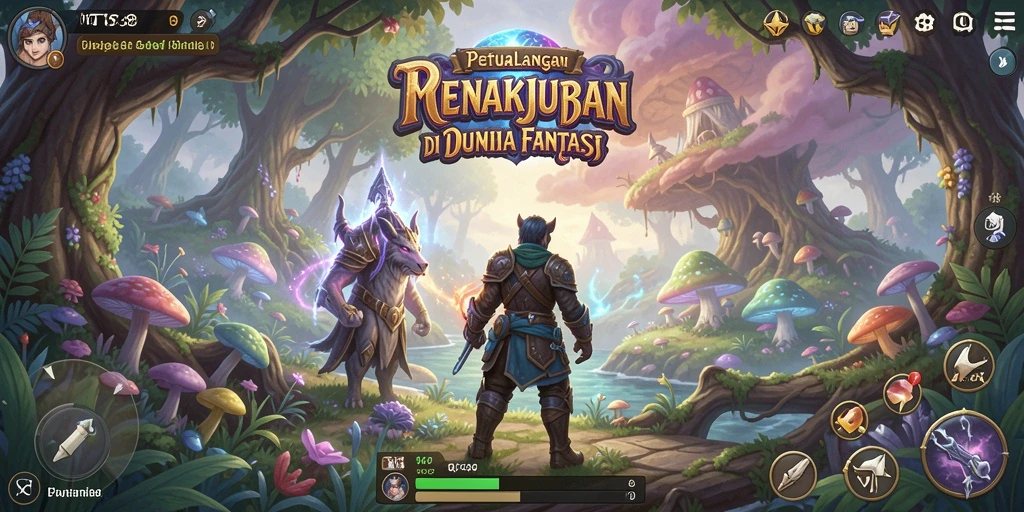 Menampilkan gameplay seru di dunia petualangan yang luas.