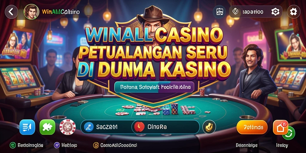 Screenshot gameplay WINALLCASINO yang menampilkan aksi seru di dunia kasino.