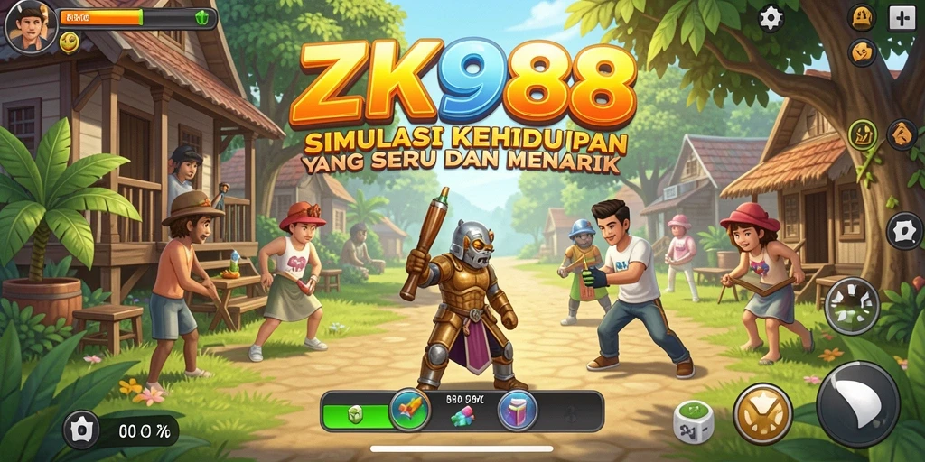 Tampilan permainan Simulation yang menarik dalam ZK988.